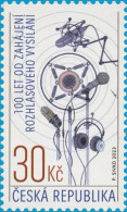 Czech Republic - 2023 - Centenary Of Regular Radio Broadcasting In Czechia - Mint Stamp - Nuovi