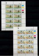 1984 SWA South West Africa Cylinder Blocks Set MNH Thematics 100th Anni Colonization By Germany Full Sheets (SB4-020) - Ungebraucht