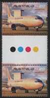 Australia 2011 MNH Sc 3415 $1.20 Wedgetail Military Airplanes Gutter - Mint Stamps