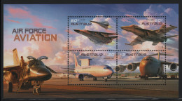 Australia 2011 MNH Sc 3416a Military Airplanes Sheet - Mint Stamps