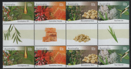 Australia 2011 MNH Sc 3457a 60c Eucalyptus Oil, Honey, Macadamias, Tea Tree Oil Gutter - Mint Stamps