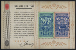 Australia 2011 MNH Sc 3560b $2 Kangaroo, Lyrebird, Black Swan, Southern Cross Sheet - Mint Stamps