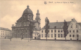 BELGIQUE - GENT - La Plaine Et L'église St Pierre - Carte Postale Ancienne - Gent