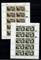 1984 SWA South West Africa Cylinder Blocks Set MNH Thematics Historic Buildings Of Windoek Full Sheets (SB4-026) - Neufs
