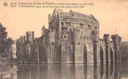BELGIQUE - GAND - Chateau Des Comtes Des Flandres - Vu Du Petit Gewad - Carte Postale Ancienne - Gent