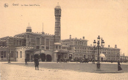 BELGIQUE - GAND - La Gare St Pierre - Carte Postale Ancienne - Gent