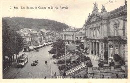 BELGIQUE - SPA - Les Bains - Le Casino Et La Rue Royale - Carte Postale Ancienne - Spa