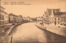 BELGIQUE - GAND - Quai Aux Blés Et Aux Herbes - Carte Postale Ancienne - Gent