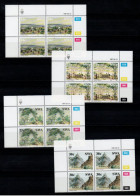 1985 SWA South West Africa Cylinder Blocks MNH Thematics Historic South West Africa (SB4-037) - Ongebruikt