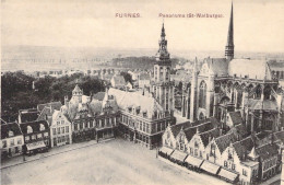 BELGIQUE - FURNES - Panorama - St Walburge - Carte Postale Ancienne - Other & Unclassified