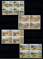 1985 SWA South West Africa Blocks Of 4 Set MNH Thematics Tourist Camps (SB4-041) - Unused Stamps
