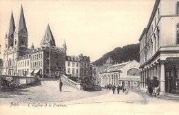 BELGIQUE - SPA - L'Eglise Et Le Pouhon - Carte Postale Ancienne - Spa