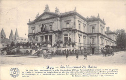 BELGIQUE - SPA - Etablissement Des Bains - Carte Postale Ancienne - Spa