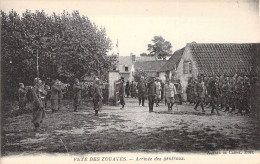 MILITARIA - Fete Des Zouaves - Arrivée Des Généraux - Carte Postale Ancienne - Maniobras