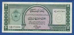 LIBYA - P.31 – 5 Pounds 1963 VF, Serie 5 B/15 571650 - Libye