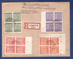 West-Sachsen - Einschreiben Brief - Leipzig 5.6.46 --> Leizpig  (1CTX-981) - Storia Postale