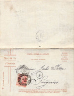 BELGIQUE - OSTENDE - Souvenir D'Ostende - Carte Lettre Illustrée - Carte Postale Ancienne - Oostende