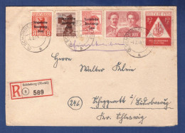 Allgem. Ausgabe - Einschreiben Brief  - Schönberg (Meckl.) 4.2.49 (1CTX-983) - Storia Postale