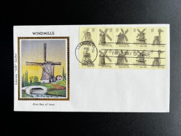 UNITED STATES USA 1980 FDC WINDMILLS  VERENIGDE STATEN AMERIKA AMERICA - 1971-1980