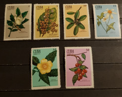 CUBA MEDICINAL PLANTS SET MNH - Plantes Médicinales