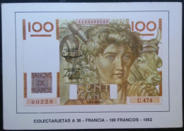 ► Carte Postale  Billet  100 Francs - Ficción & Especímenes