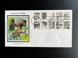 UNITED STATES USA 1981 FDC AMERICAN WILDLIFE BOOKLET PANE VERENIGDE STATEN AMERIKA AMERICA ANIMALS - 1981-1990