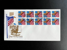 UNITED STATES USA 1995 FDC FLAG OVER THE PORCH VERENIGDE STATEN AMERIKA AMERICA - 1991-2000