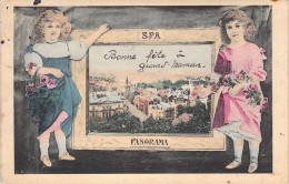 BELGIQUE - SPA - Panorama - Bonne Fête à Grand Maman - Edit M Marcovici - Carte Postale Ancienne - Spa