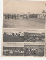 CPA-CAMP DU LARZAC- (Aveyron) Lot De 3 CPA Le Relèvement De La Garde  +  Les Cantines +multivues +manoeuvres Militaires - Andere & Zonder Classificatie