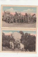 CPA-CAMP DU LARZAC (Aveyron) Lot De 2 CPA Camp Du LARZAC - Groupe D' Auto-mitrailleuses Et Leurs Conducteurs+L Canon 1 - Other & Unclassified