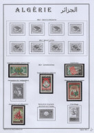 Algerie - Collection Quasi Complete Sur Page D Album 1963 à 1969 - Timbres Neufs ** Sans Charniere à 90% - Cote 230.50€ - Verzamelingen (in Albums)