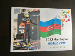 (3 Q 13) Formula One - 2023 Azerbaijan Grand Prix - Winner Sergio Pérez 30 April 2023) With OZ Stamp - Altri & Non Classificati