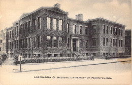 ETATS-UNIS - Pennsylvania - Laboratory Of Hygiene - University Of Pennsylvania - Carte Postale Ancienne - Autres & Non Classés