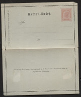 ÖSTERREICH Kartenbrief K22 Gez. L11 1890 Kat. 5.00 € - Carte-Lettere