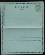 ÖSTERREICH Kartenbrief K2a Böhmisch 1886 Kat. 6,00 € - Cartes-lettres