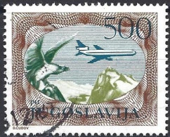 Yugoslavia 1987 - Mi 2098C - YT Pa 59a ( Bearded Vulture & Plane ) A = Perf. 13½ X 13¼ - Aéreo