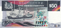 SINGAPORE 50 DOLLARS ND 1997 AU P-36 "free Shipping Via Registered Air Mail" - Singapur