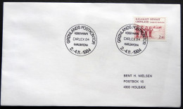 Greenland 1984 SPECIAL POSTMARKS. CARLEX 84.   2.-4.11. KARLSKRONA  ( Lot 921) - Covers & Documents