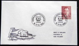 Greenland 1984 SPECIAL POSTMARKS. B.P.E.1884. LONDON   16-21.10   ( Lot 919) - Covers & Documents