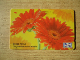 MALAYSIA  USED CARDS   FLOWERS - Fleurs