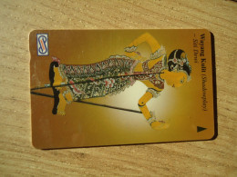 MALAYSIA  USED CARDS WAYANG KULIT  DOLL - Kultur