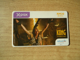 MALAYSIA  USED CARDS  CINEMA KONG - Cinéma