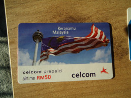 MALAYSIA  USED CARDS  FLAG - Ontwikkeling