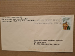 LETTRE CANADA NEW GLASCOW TIMBRE CHRISTMAS 1998 Sans Indication De Pays - Cartas & Documentos