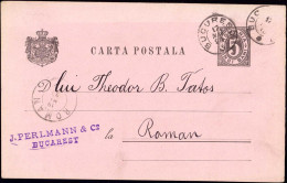 601283 | Karte Aus Bucarest, Rumänien, Judaica  J. Perlmann  | -, -, - - Cartas & Documentos