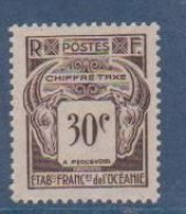 OCEANIE          N° YVERT  :   TAXE   19   NEUF SANS GOMME        ( S G     2 / 54  ) - Timbres-taxe