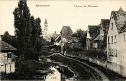 CPA AK Donauworth Partie An Der Stadtmauer GERMANY (876345) - Donauwoerth