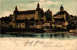 CPA AK Neuburg A.D. Schloss Und Donaupartie GERMANY (875959) - Neuburg