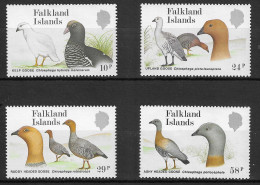 Falkland Islands 1988 MiNr. 480 - 483  Falklandinseln Birds Geese 4v  MNH** 24,00 € - Gansos