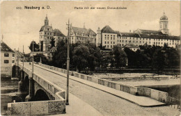 CPA AK Neuburg A.D. Partie Mit Der Neuen Donaubrucke GERMANY (875865) - Neuburg